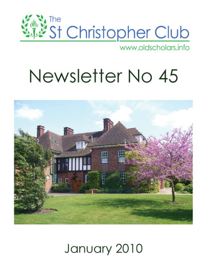 Front cover of newsletter no 45.