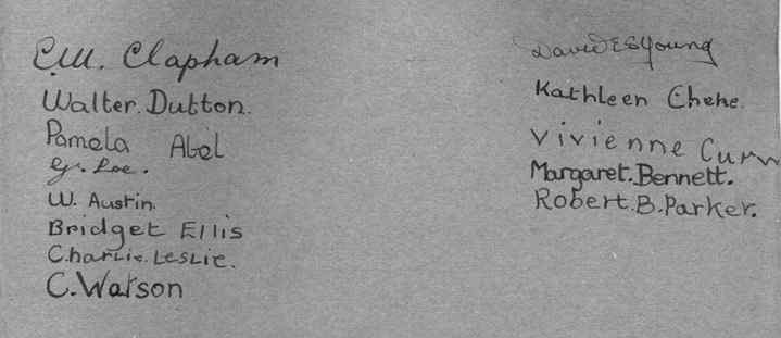 The Builders - signatures