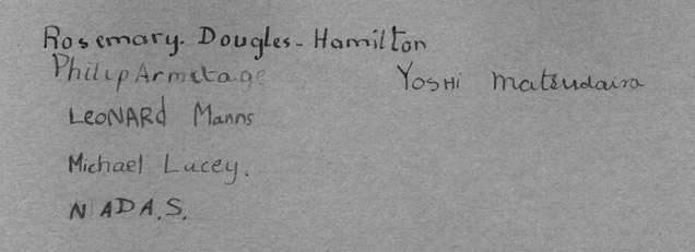 The Swallows - signatures