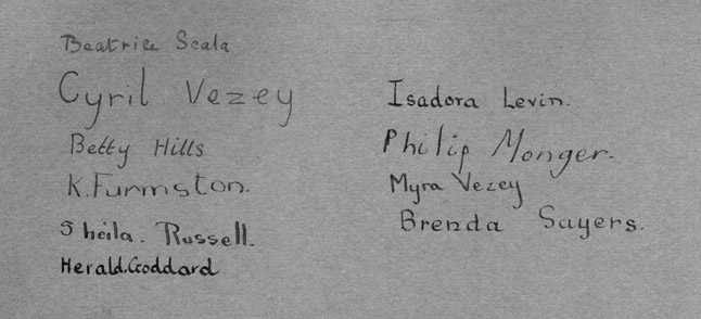 The Peacemakers - signatures