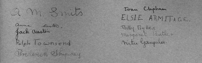 Les Ascensionistes - signatures